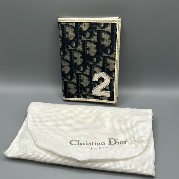 DIOR TROTTER CARDHOLDER W/ DUST BAG - Picture 1 of 16